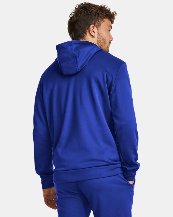 Men's Armour Fleece® Full-Zip Hoodie, Blue, pdpMainDesktop image number 1